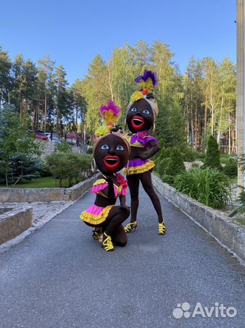 Мулатка, костюм ростовой куклы