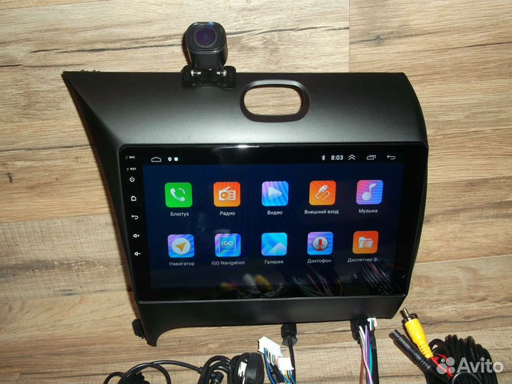 Магнитола Kia Cerato Android с камерой GPS WiFi