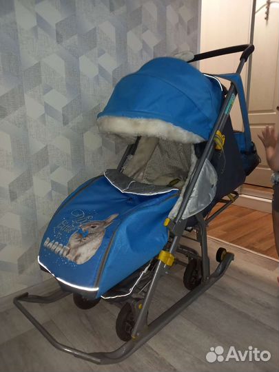 Коляска санки