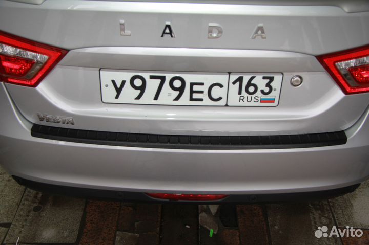 Накладка на задний бампер Веста седан, Веста SW