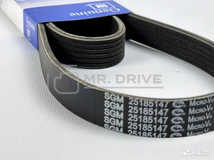 Приводной ремень Шевроле оригинал 25185147 6PK1875