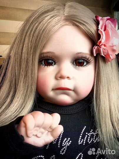 Кукла реборн-малышка 60см 3D роспись