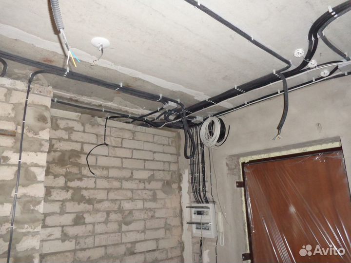 Бригада электриков, электромонтажников