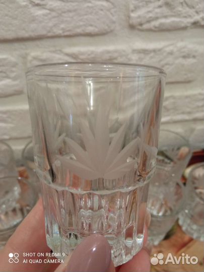 Стопки хрустальные СССР, 6шт