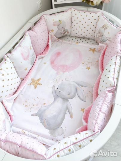 Бортики в детскую кроватку