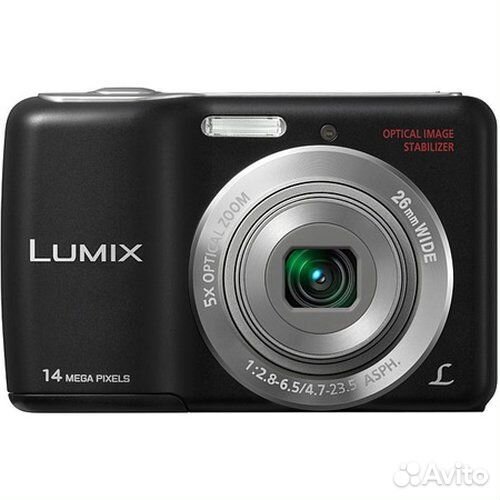 Фотоаппарат lumix Panasonic DMC-LS5, с чехлом