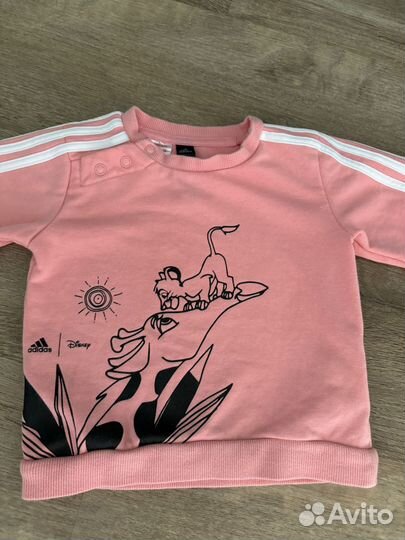 Костюм для девочки adidas disney 74(6-9 мес)ориг