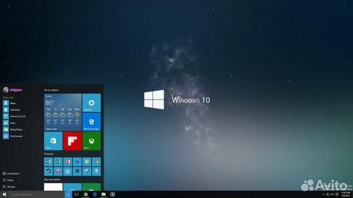 Windows 10 Professional Pro X64 Ключ активации