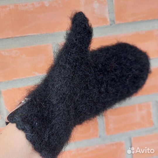 Варежки вязаные