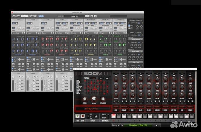 AIR Drum Machine Pack (Boom + Drum Synth 500)