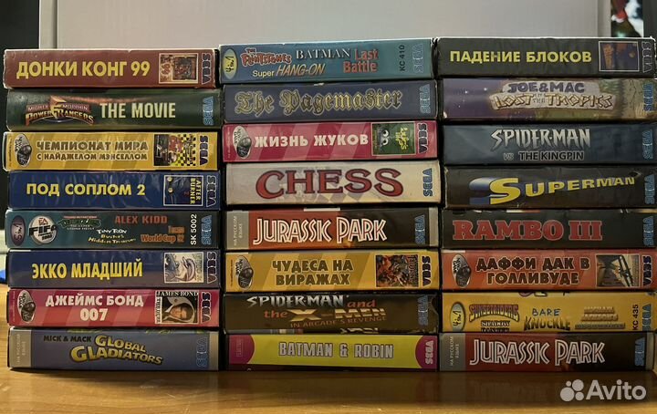 Картриджи sega