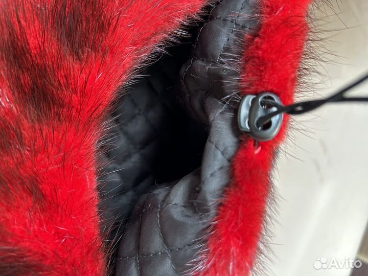 Норковый берет мягкий