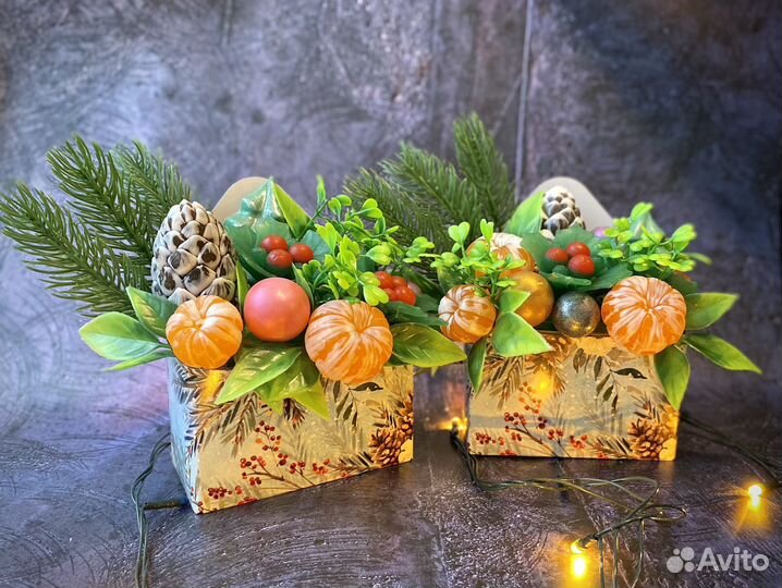 Подарок на новый год - букет из мыла