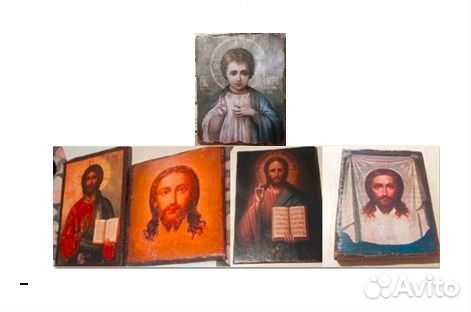 Иконы Спас Эммануил,Нерукотворный и Вседержитель