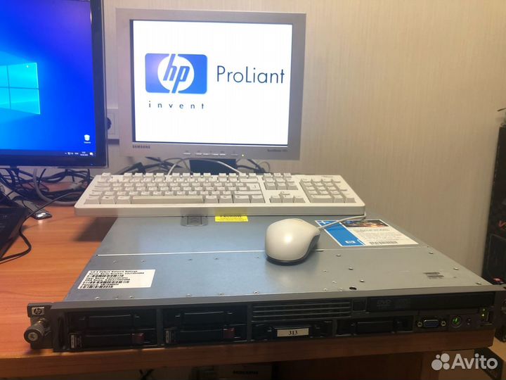 Сервер HP Proliant DL360 G5 (E5160x2/2GB/HDDx2)