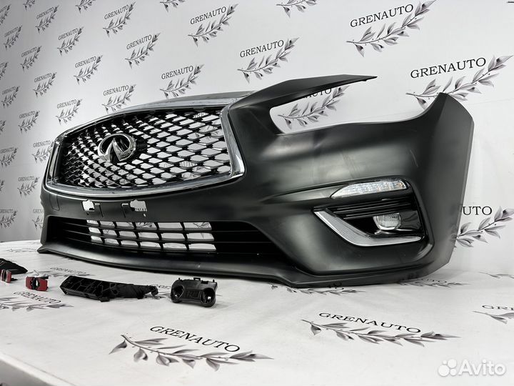 Бампер в сборе рест. Infiniti Q50 18-23г