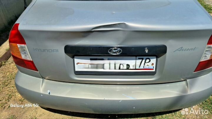 Крышка багажника хендай акцент