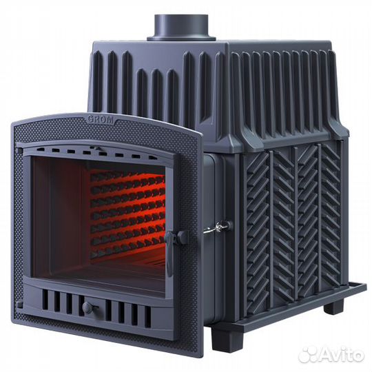 Чугунная печь для бани Grom 80 (П2)