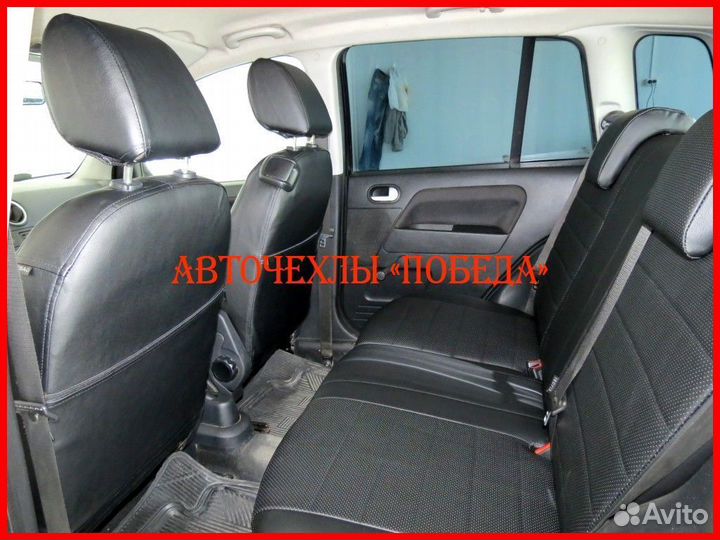 Чехлы Ford Ecosport из экокожи чёрные Классика