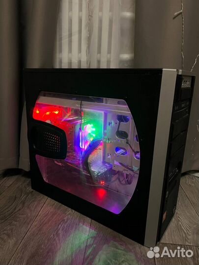 Игровой корпус для пк atx + бп на 450w