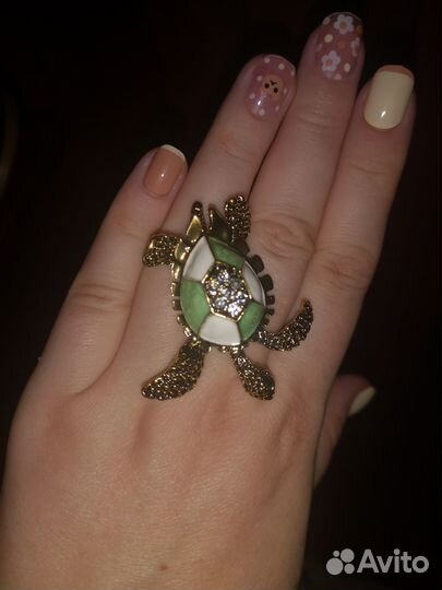 Брошка черепашка