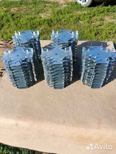 Соединитель одноуровневый (краб) Кнауф. 50 шт