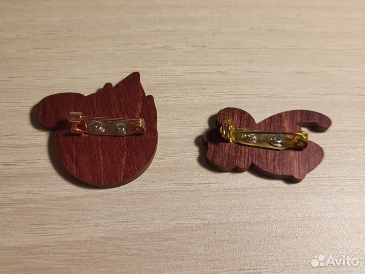 Значки деревянные Pepper Pin