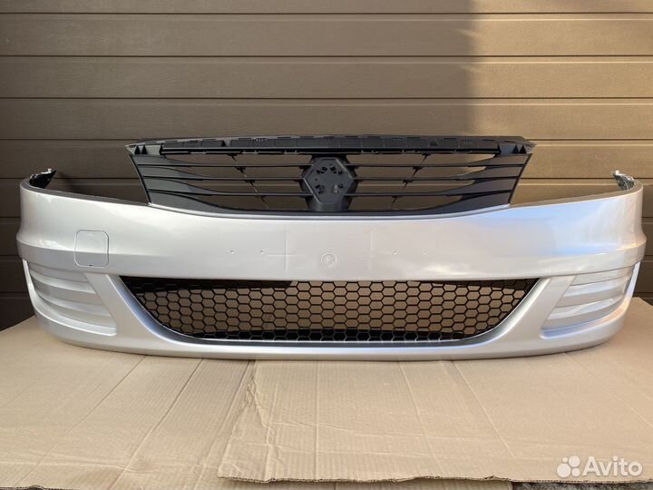 Бампер передний Renault Logan 1 рестайлинг фаза 2