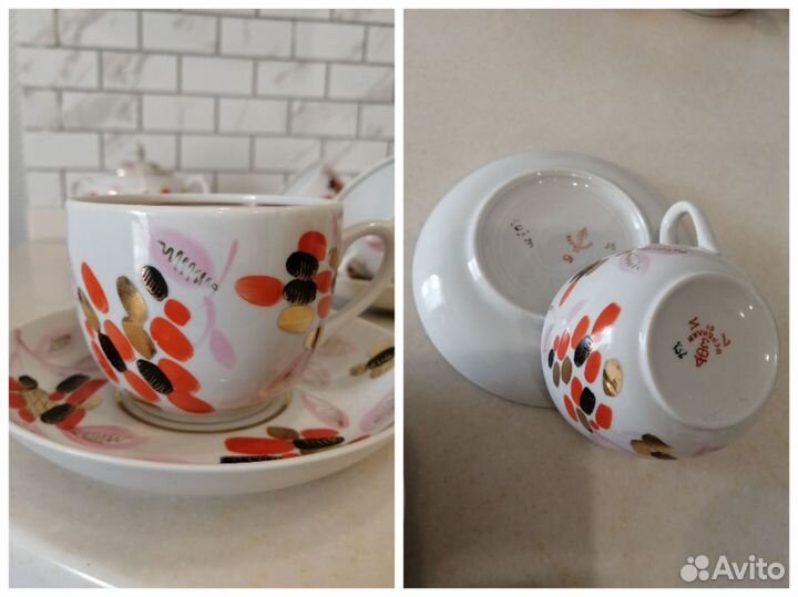 Бокалы, кружки СССР, чайники, сахарницы, Вербилки