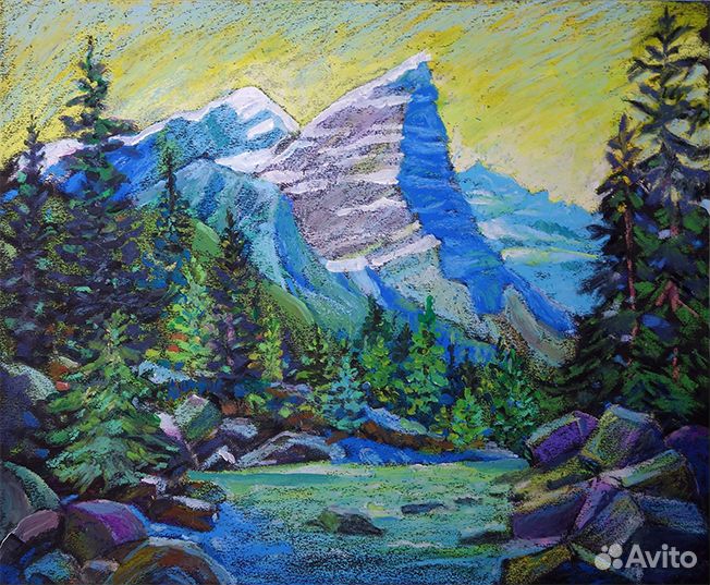 Картины масл. пастель