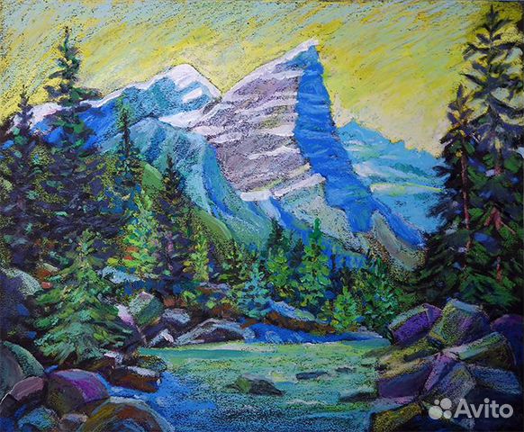 Картины масл. пастель