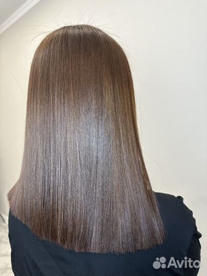 Кератиновое выпрямление