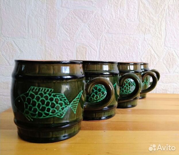 Керамические кружки для пива кваса