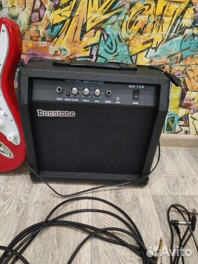 Электро гитара с комбиком