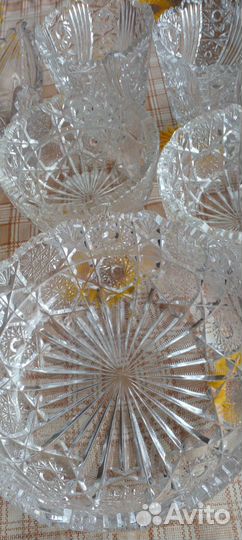 Хрусталь настоящий СССР конфетницы,вазы,салатники