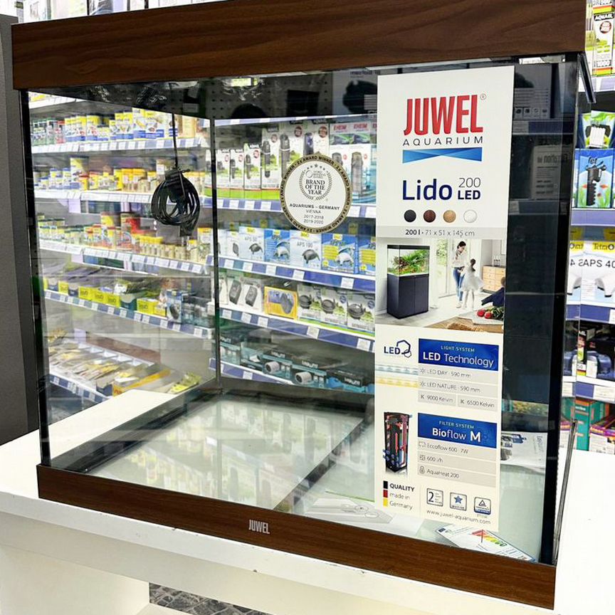 Аквариум Juwel lido 200 LED 200л темное дерево (Da