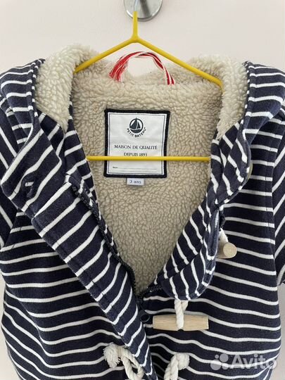 Petit bateau утепленная куртка 92
