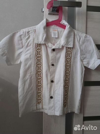 Рубашка льняная мальчику