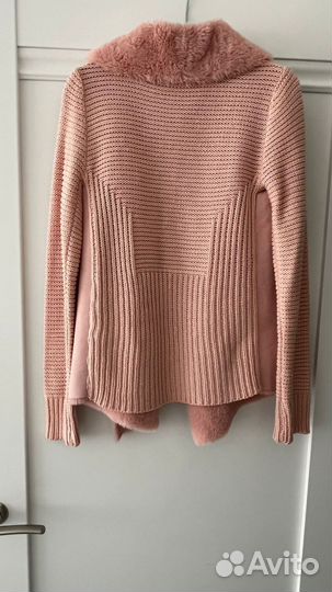 Кардиган с искусственным мехом