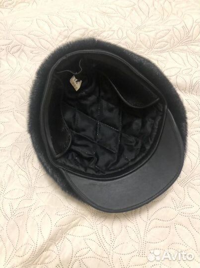 Меховая мужская кепка из нерпы