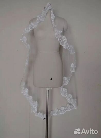 Новая свадебная Фата цвет Ivory