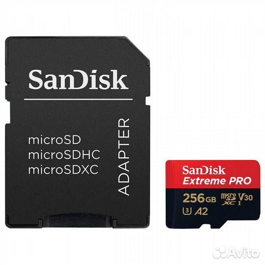 Карта памяти Sandisk Extreme PRO MicroSD 256GB