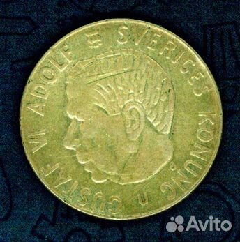 1 крона 1962 г. Швеция