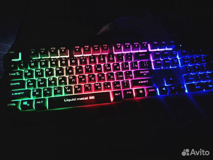 Клавиатура проводная Liquid metal SE