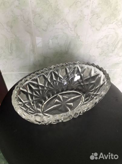 Хрустальные вазочки, посуда