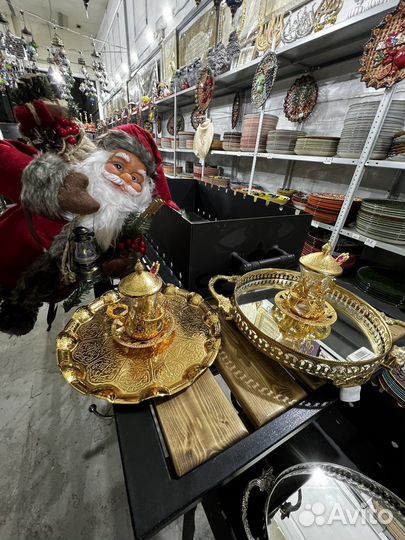 Поднос зеркало