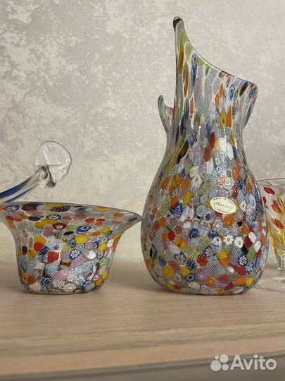 Ваза,конфетница Мурано Италия