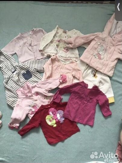Детские вещи пакетом на девочку 68