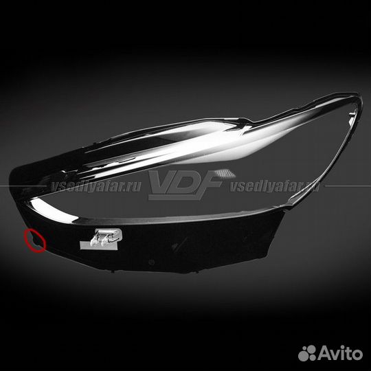 Уцененное стекло для фары Mazda 6 GL (2017-2021) Л