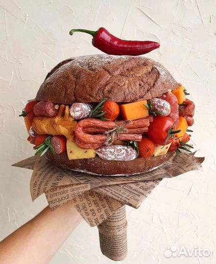 Съедобный мужской букет 